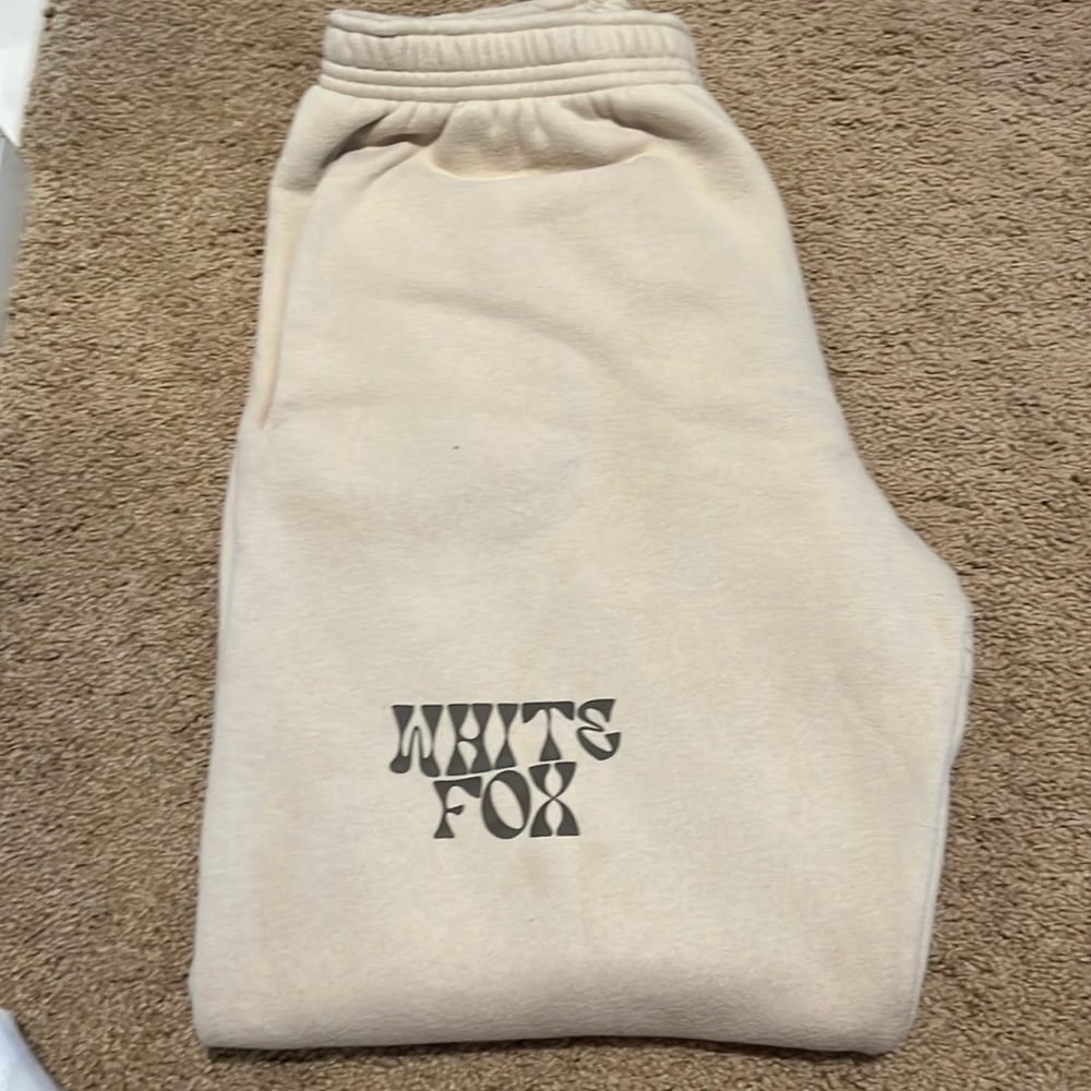 white fox tan set
